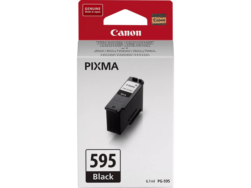 Canon PG-595 fekete tintapatron, 7 ml (7171C001)