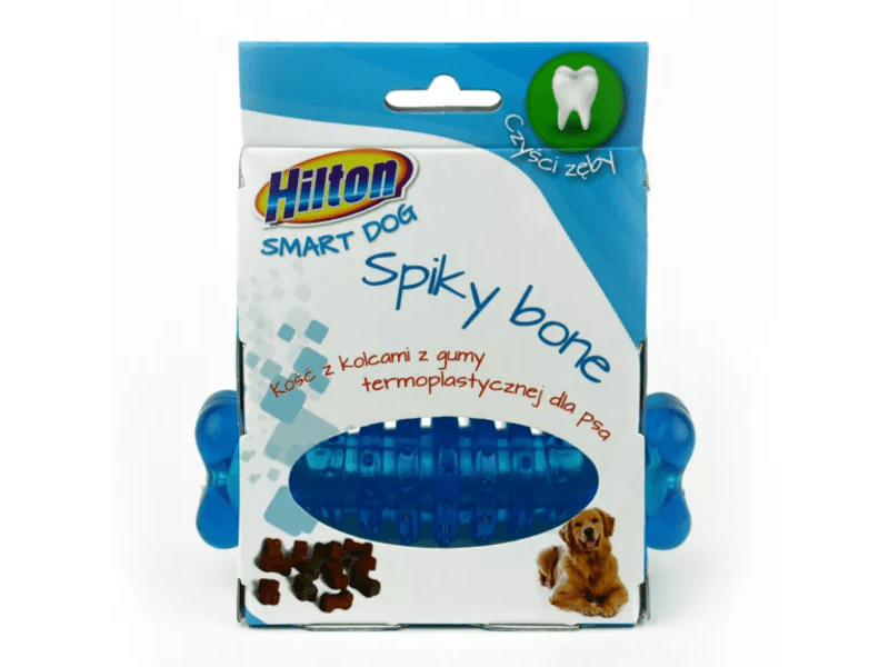 Hilton Smart Dog Spiky Bone interaktív kutyajáték, kék