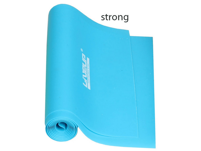 LiveUp erősítő gumiszalag 1,2 m, kék (40845)