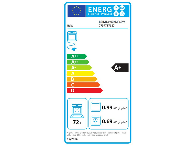 Beko BBIM13400XMPSEW Ugradbena pećnica