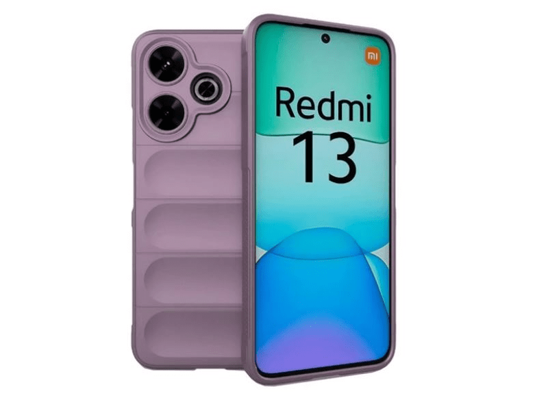 Gigapack Xiaomi Redmi 13 Szilikon tok, lila (159564)