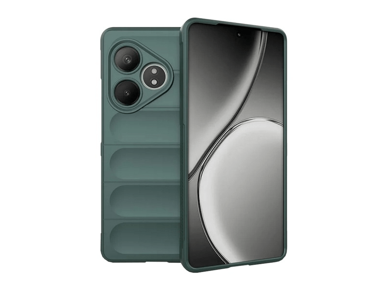 Gigapack Realme GT 6/6T Szilikon tok, sötétzöld (GP-159129)
