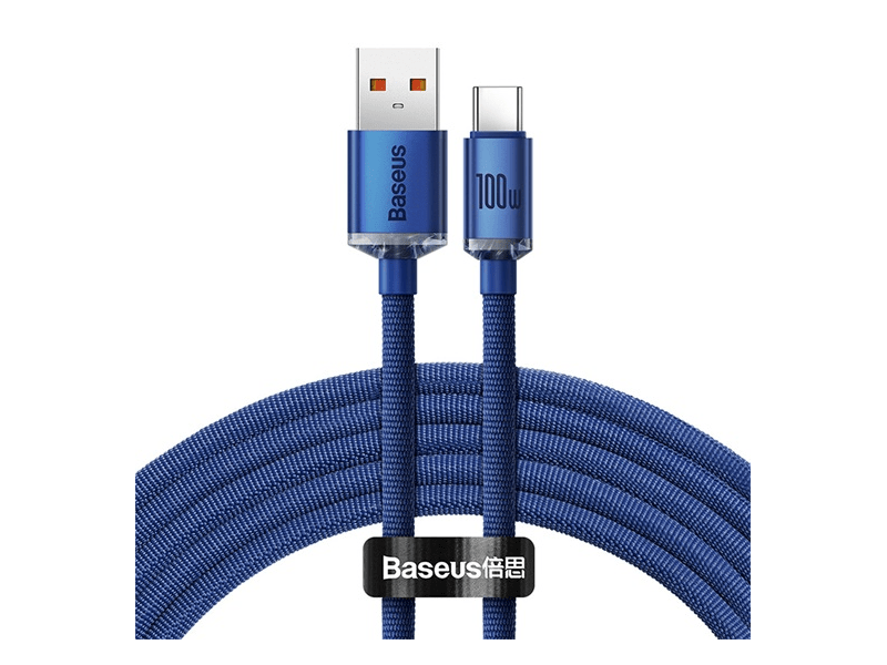 Baseus Crystal Shine USB-A – USB-C kábel, 2 m (CAJY000503)