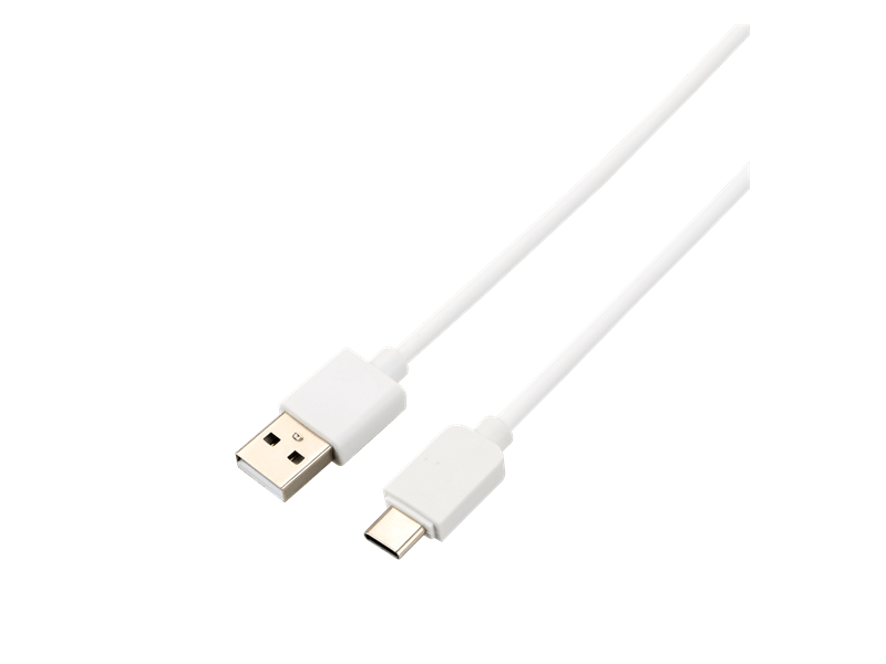 CB123W PURE USB A-C 2m kábel 2.1A, fehér