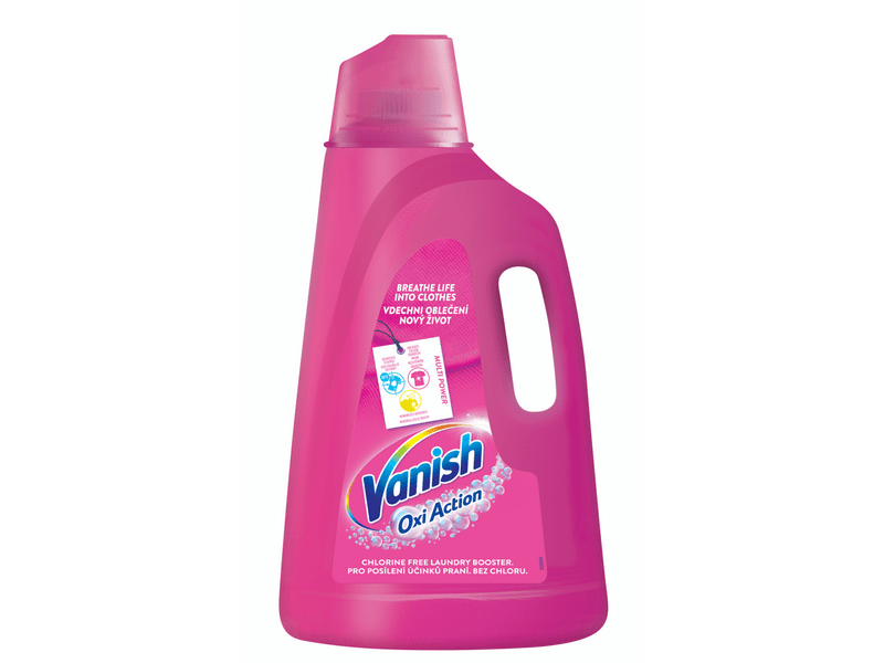 Vanish Oxi Action Folyékony Folteltávolító, PINK, 4l