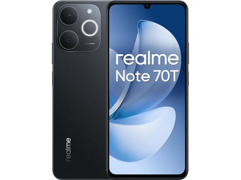 Realme Note 70T 4/128GB pametni telefon, crne boje