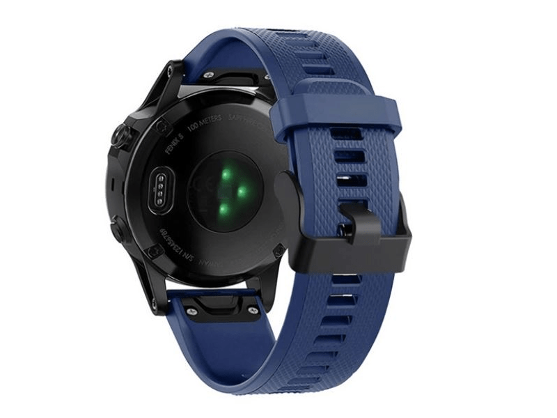 Gigapack Garmin Epix/Fenix 22mm Szilikon Pótszíj, sötétkék (149228)