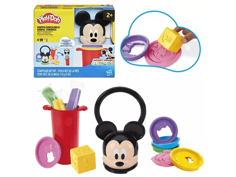 Play-Doh Disney Junior: 2in1 egymásba rakható játék és gyurma (G23225L0)