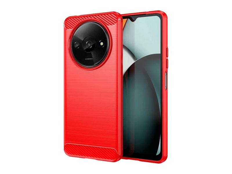 Gigapack Xiaomi Redmi A3 4G Szilikon tok, piros (155708)