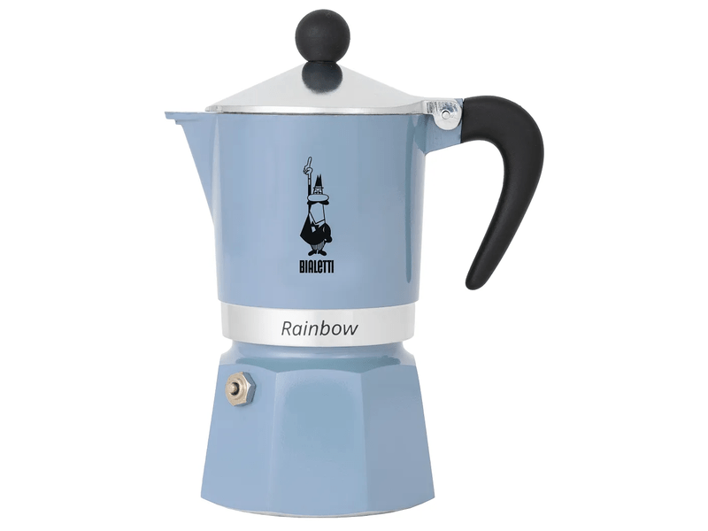 Bialetti Rainbow Primavera Kotyogós kávéfőző, világoskék (6541)