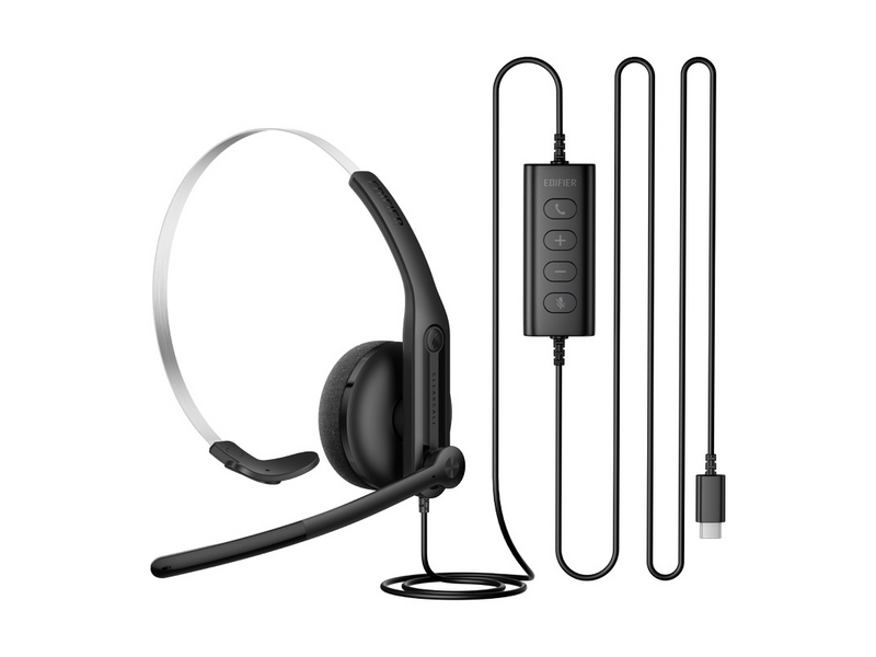Edifier CC100 vezetékes headset, fekete