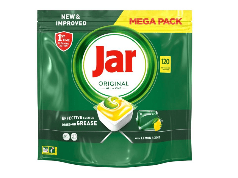 Jar Original All in One Lemon mosogatókapszula, 120 db
