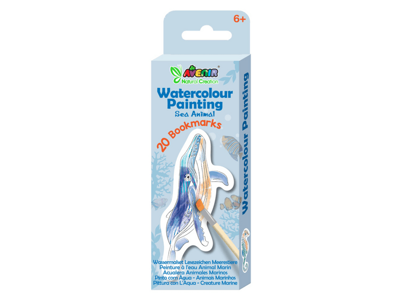 Avenir set kreativnih akvarelnih oznaka, Morske životinje (CH232092)