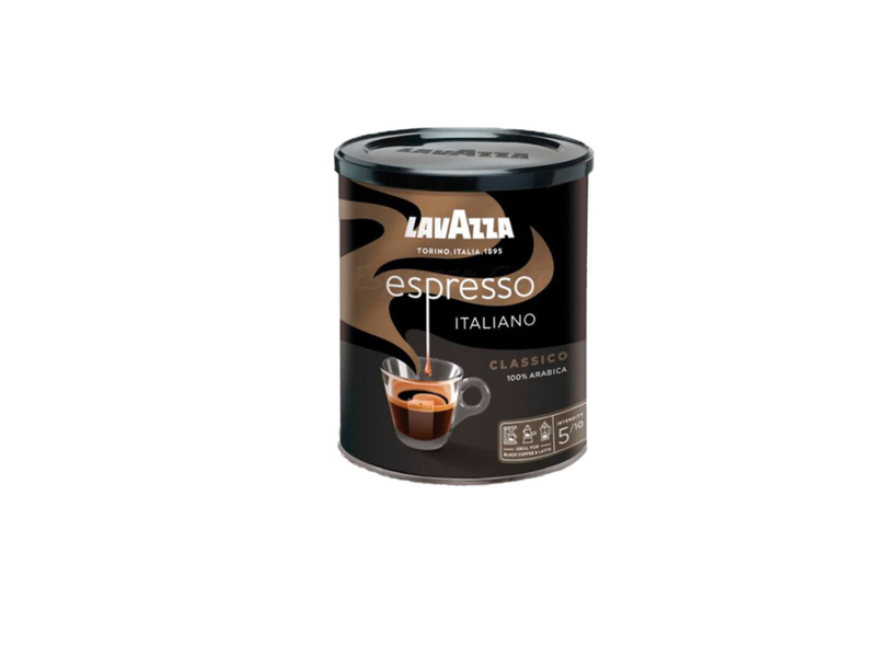 Lavazza Espresso Italiano Classico fémdobozos őrölt kávé, 250 g