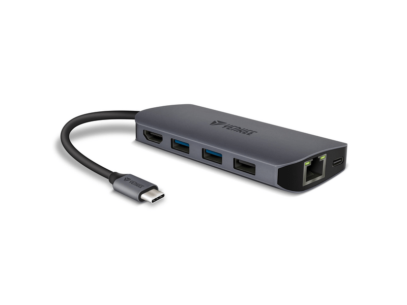 Yenkee YTC 081 8u1 Multiport HUB, USB-C