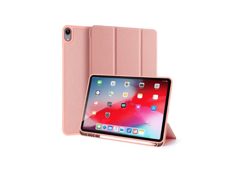 Gigapack Apple IPAD Air 2022 műbőr tok, rózsaszín (110280)