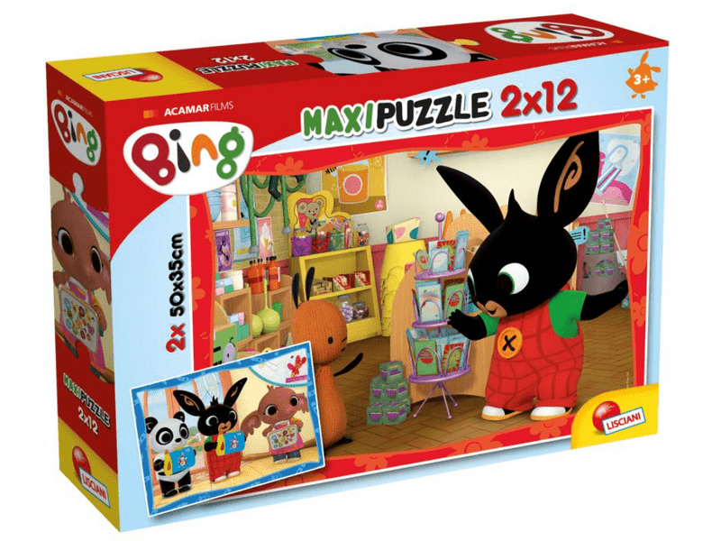 Bing iskolában maxi puzzle, 2x 12 db (LIS81233)
