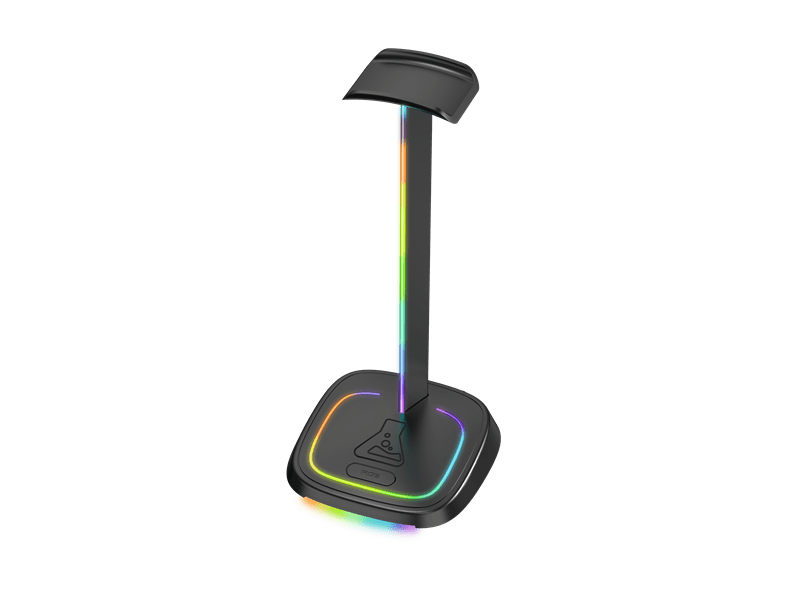 The G-Lab K Stand Neon RGB H Fejhallgató állvány, fekete