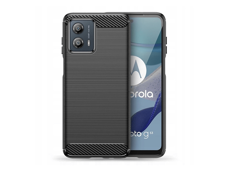 Gigapack Motorola Moto G53 Szilikon tok, fekete (136241)