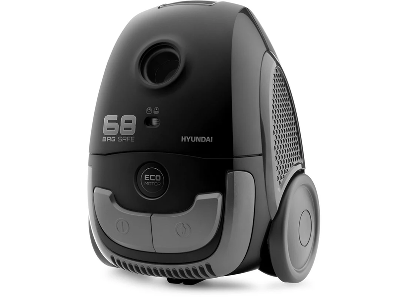 Porzsákos porszívó, fekete, 800W