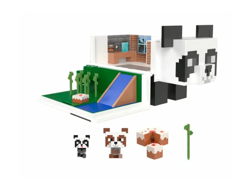 MINECRAFT MINI FIGURA PANDA JÁTÉKSZETT