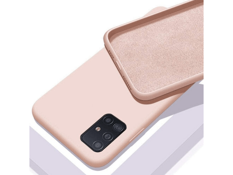 Cellect Samsung Galaxy A32 5G Prémium szilikontok, púder (CEL-PREM-SAM-A325GPU)