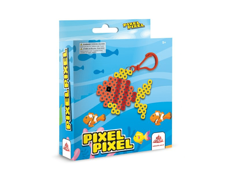 Halacska kulcstartó vasalható gyöngy készlet (BBU14-02)