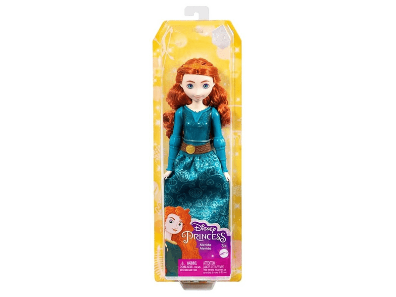 Disney Princess Csillogó hercegnő baba - Merida (HLW13)