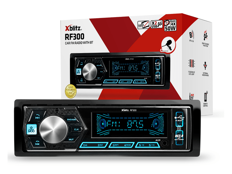 Xblitz RF300 Bluetoothos autórádió