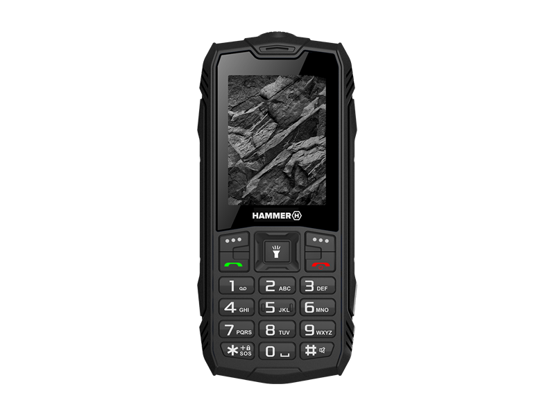 HAMMER Rock Mobiltelefon, fekete
