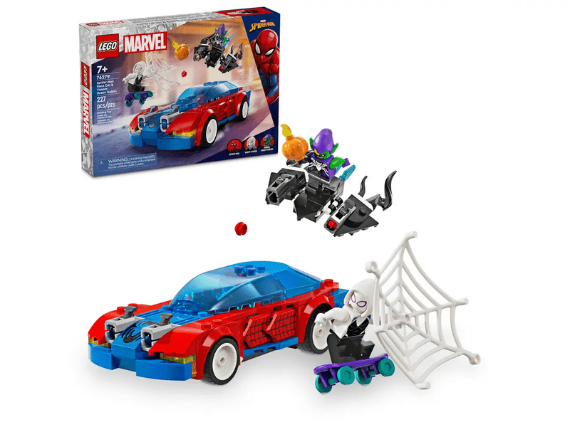 LEGO® Marvel Spider-Man trkaći automobil i otrovni zeleni goblin (76279)