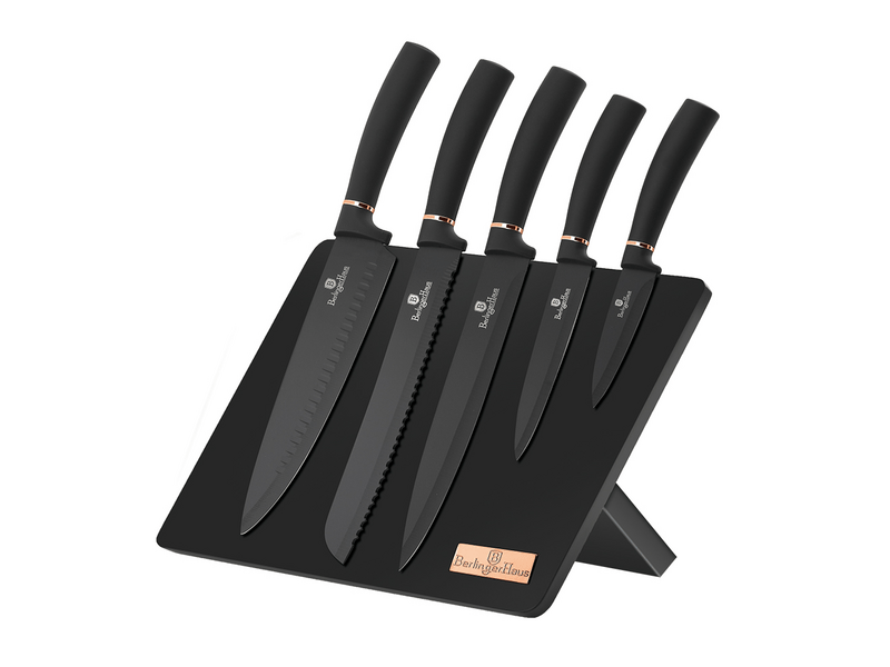 Berlinger Haus BH/2407 6 részes késkészlet mágneses állvánnyal