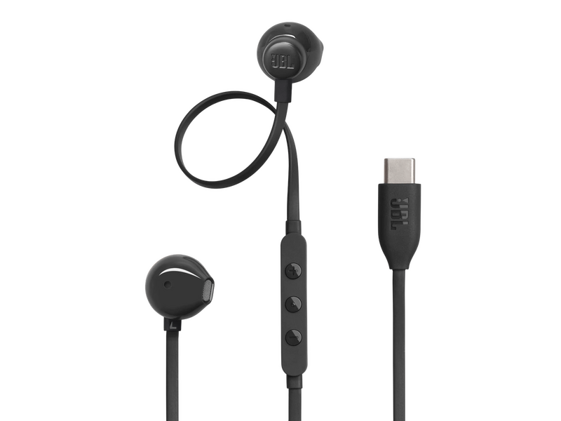 JBL Tune 305C USB-C žičane slušalice, crne