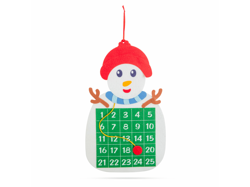 Karácsonyi adventi naptár - Hóember