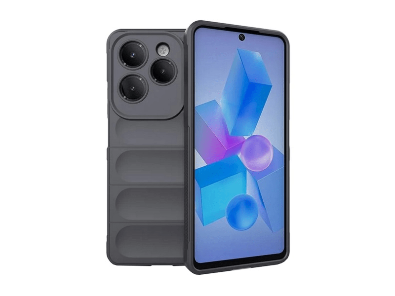 Gigapack Infinix Hot 40 Pro 4G Szilikon tok, sötétszürke (GP-159127)