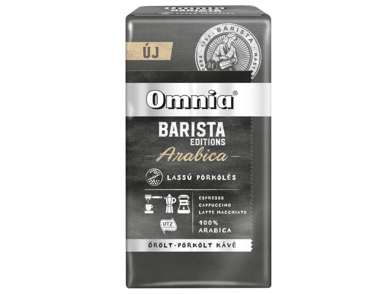 Omnia Barista Edition Arabica Őrölt kávé, 225g