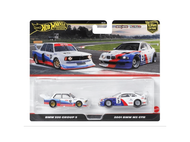 Hot Wheels Car Culture - Deluxe BMW kisautó csomag, 2 db (JBK99)