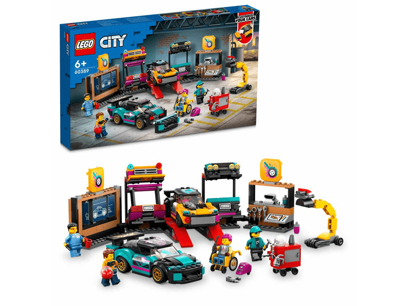 LEGO® City Egyedi autók szerelőműhelye (60389)