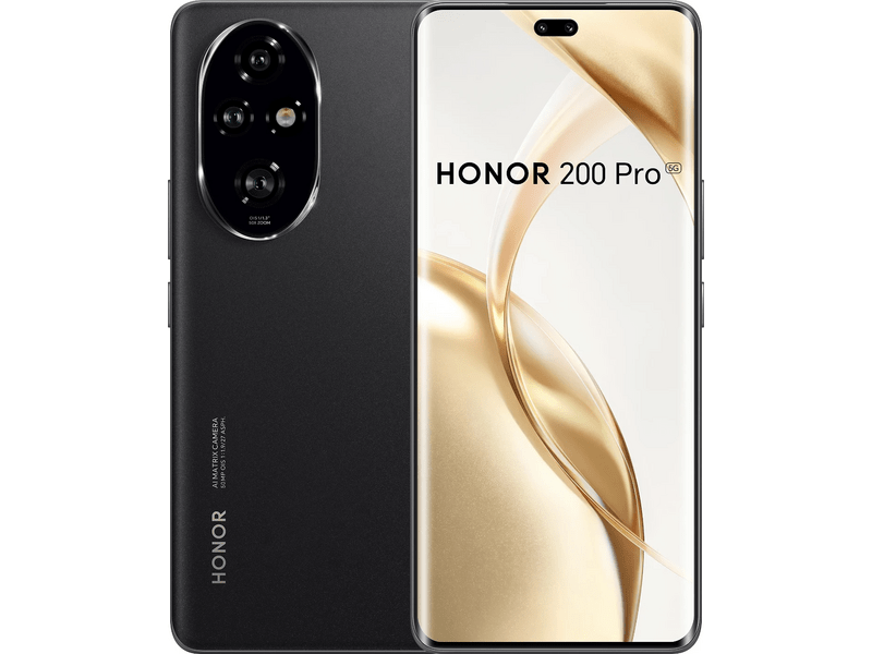 Honor 200 Pro 12/512GB Okostelefon, Éjfekete