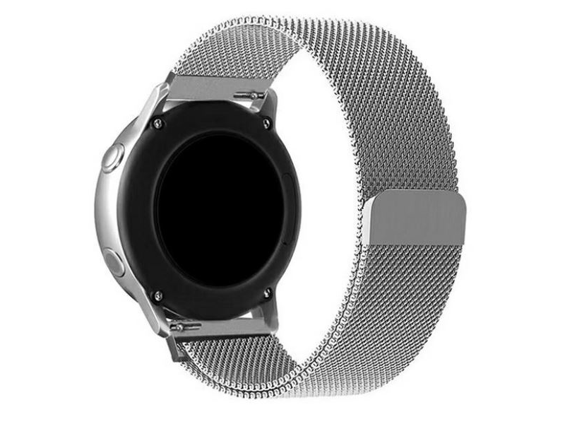 Gigapack Univerzális 22mm Alumínium milánói pótszíj, ezüst (142826)