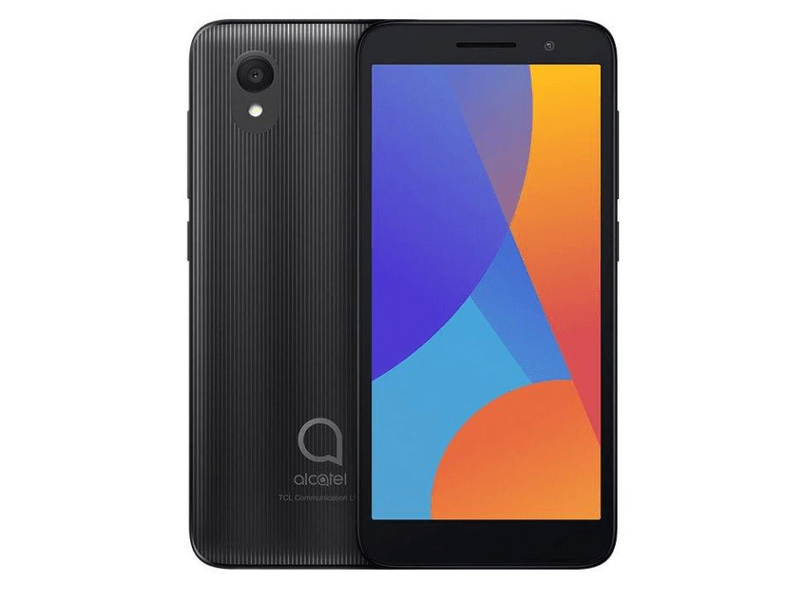 Alcatel 1 (2021) Okostelefon Yettel kártyával, fekete (5033FR)