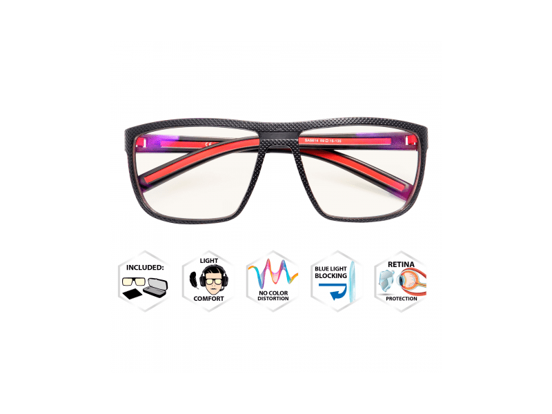 Raiden Pro Gaming Glasses Kékfénysugárzás elleni gamer szemüveg (SA5614)