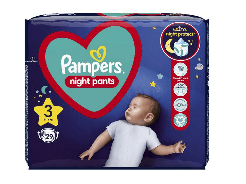 Pampers Night Pants nadrágpelenka, S3, 29 db