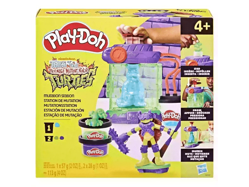 Play‑Doh: Tini Nindzsa Teknőcök – Mutációs Állomás játékkészlet (G05575L0)
