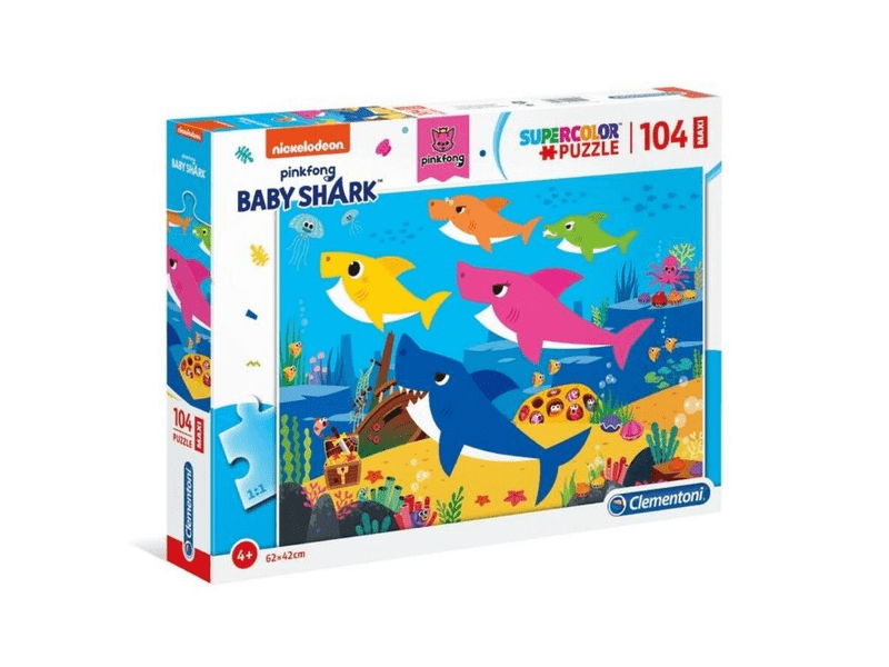 Clementoni Baby Shark Maxi puzzle, 104 db (23751)
