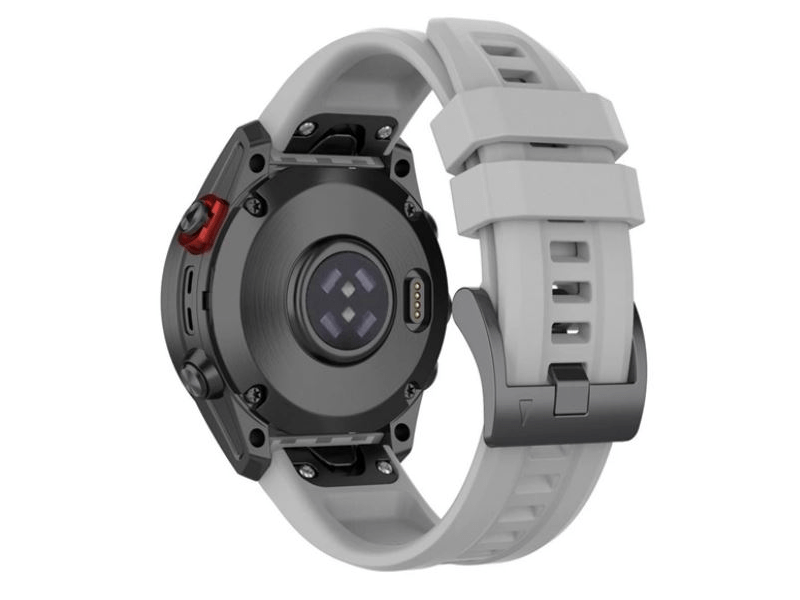 Gigapack Garmin Epix/Fenix 22mm Szilikon Pótszíj, világosszürke (149222)