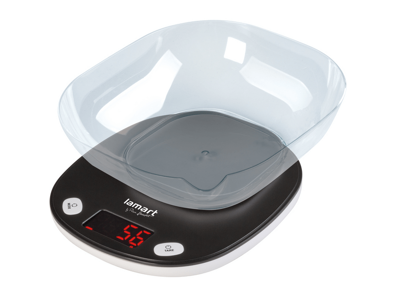 Lamart LT7069 Konyhai mérleg, fekete