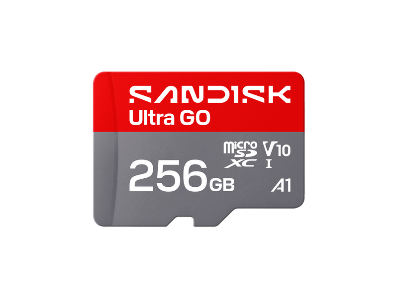 SanDisk Ultra Go MicroSDXC kártya, 256GB (SDSQUGN-256G-GN6MN)