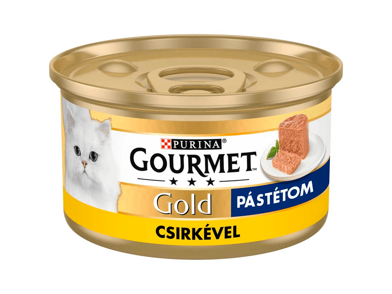 Gourmet Gold Nedves pástétom macskaeledel csirkével, 85 g
