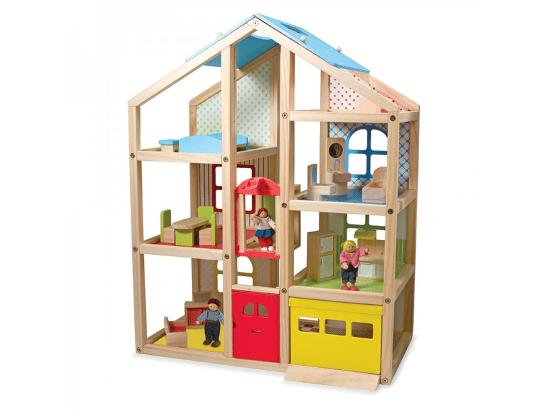 Melissa & Doug emeletes fa babaház lifttel (12462)